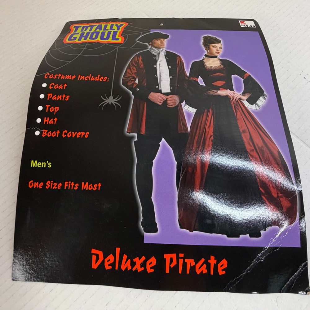 Deluxe Pirate Costumes 2 Outfits Cosplay Goth Peasant Halloween Festive